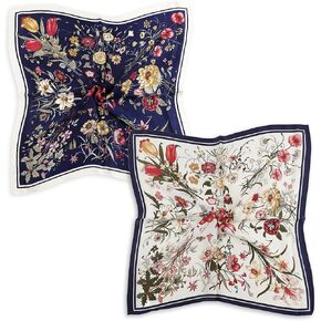Satin Silk Head Scarf Neckerchief, Women Hair Neck BandanaThin Soft Scarfs for Spring Summer, Mom Grandma Best Friend Sister Wife Girlfriend Gift