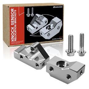 Knock Sensor and Hardnesses Relocation Bracket Kit ， متوافقة مع GM 1997-2007 GM Gen III LS V8 محركات LS1 LM7 LR4 LQ4 LS6 L59 LQ9 LM4 L33