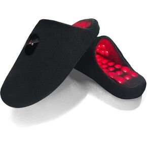 Red Light Therapy for feet, Rechargeabie Infrared Light Therapy Devices at Home，for feet Pain Relief（Black 9 Yards）