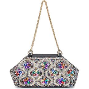 حقائب اليد المسائية الزهرة بلورات القابض in Kuwait