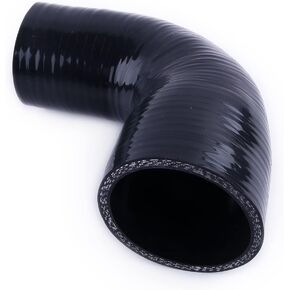 2 "إلى 2.25" (51-57 ملم) معرف 90 درجة خراطيم السيليكون المرفق ، 4ply ، توربو/interbooler/أنابيب السحب/الصناعية
