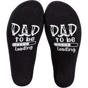 Funny Father Grandpa Daddy Father's Day Bad Pun Humor socks,Dad to Be, Loading. Please Wait - Funny socks for New Fathers