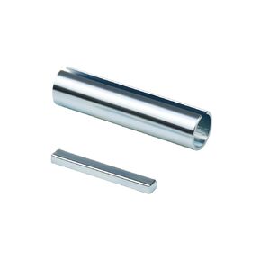 جديد 5/8 "إلى 3/4" بوصة 3 "محول الأكمام الطويلة العمود المرفقي 3/16" فتحة keyway w/keystock ، محرك الغاز من الفولاذ المقاوم للصدأ كرنك كرنك محول محول العجلة Bore Bore Preducer 2 "خطوة المفتاح