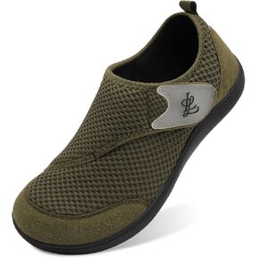 أحذية Leisfit Mens Walking Wide Diabroced Shoes Alemble Barefoot Shoes Treptable Zero Drop Shoes Wide Width Arthrital Shoes Exhed