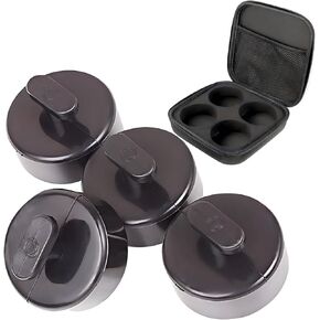 4pcs منصات رافن مطاطية مقببة التوافق Corvette Lift Puck C5 Corvette Jacking Puck C6 Pucks C7 Corvette Lift Pad C8 Corvette Lifting Pucks (Black)