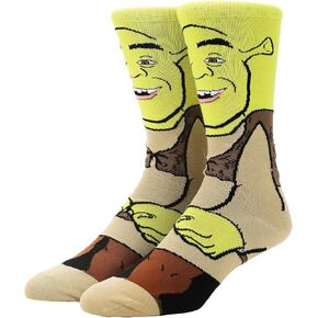 Bioworld Shrek Men's Green Casual Crew Socks