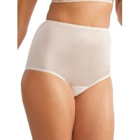 Vanity Fair Classic Ravissant Full Brief 3-Pack 12/5XL, Fawn