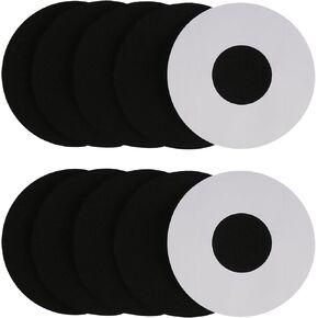 Adhesive Patches for Freestyle Libre 2 – Waterproof & Sweatproof for 10-14 Days, Pre-Cut Adhesive Tape, Continuous Glucose Monitor Sensor Cover – 10 Pack, Black