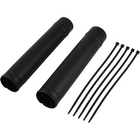 Motorcycle Front Fork Shock Guard Compatible with 50-60MM Universal Fork Shock Absorber 125 150 250 500CC Motocross Super Moto Enduro Black