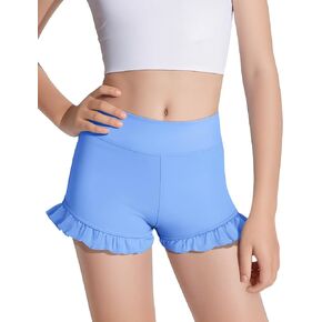 Hasmes Girls Dance Shulk Shulk Shorts High Pherced Yoga Running Shorts Phicout Gymotics 5-14y