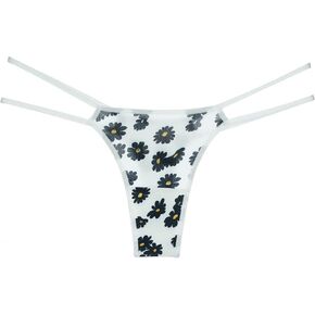 Cotton G String Thongs For Women Sexy Seamless Underwear High Waisted Breathable Lingeries