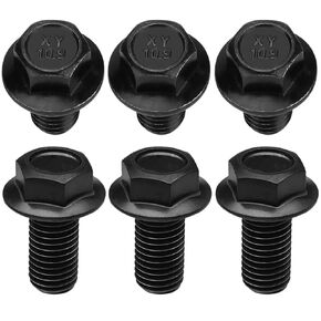6 PCS 2307304 طقم محول عزم الدوران ل CHEVROLET GM TORQUE TRANTRICE 4L60E 4L65E 4L70E 4L80E 700R4 200-4R 3L80 4T60E 4T65E M10-1.5x16 Flange Bolts 4 Speed