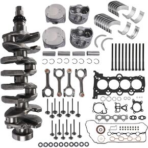 G4FJ Engine Rebuild Overhaul Kit Crankshaft Connecting Rod fits for 2009-2019 Hyundai Veloster Kia Soul 1.6L