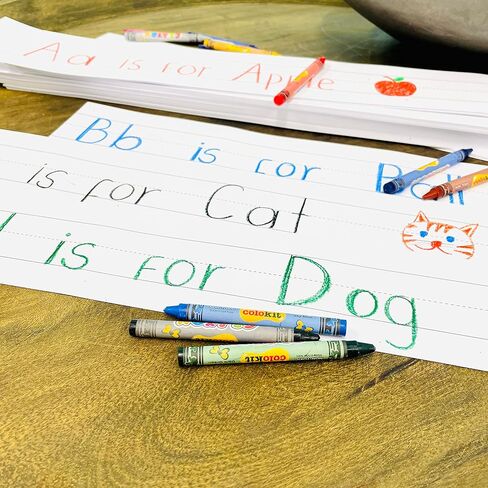 Unlined Sentence Strips - Thick Paper - 80lb Cardstock - 3 x 12 Inches, White, Pack of 100 - Ideal for Classrooms, Offices, or Homes in Saudi Arabia