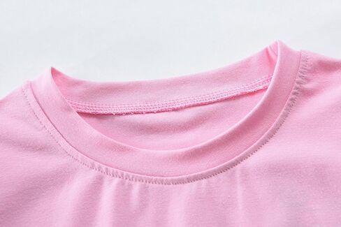 DDSOL Toddler Girls Pajamas Kids Summer Sleepwear Sets 2 Pieces Jammies Crew Neck for 2-7 Years in Saudi Arabia