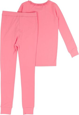 Rufflebutts Toddler/Big Girls Modal Blend Blend Long Sleeve Pajama set in Kuwait