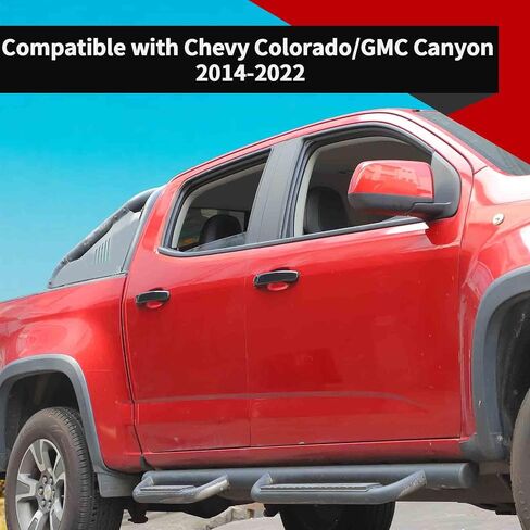 Voodonala for Chevy Colorado 2014-2022 Car Door خارج غطاء المقبض المتوافق مع Chevrolet Colorado GMC Canyon 2014-2022 (4pcs ، Black) in Kuwait