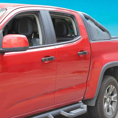 Voodonala for Chevy Colorado 2014-2022 Car Door خارج غطاء المقبض المتوافق مع Chevrolet Colorado GMC Canyon 2014-2022 (4pcs ، Black) in Kuwait