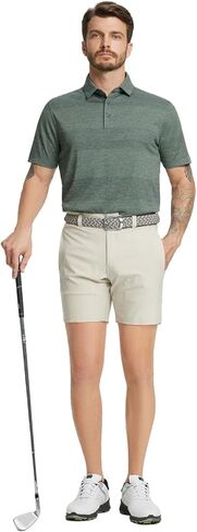 قمصان الجولف روان للرجال جاف ملاءمة الأكمام قصيرة الرطوبة الرطبة in Kuwait