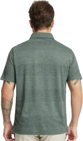 قمصان الجولف روان للرجال جاف ملاءمة الأكمام قصيرة الرطوبة الرطبة in Kuwait