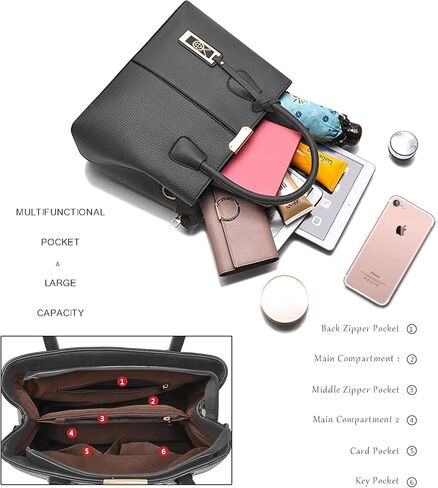 محافظ chicarousal وحقائب اليد للنساء من الجلد كروس الأكياس حقيبة الكتف النسائية in Kuwait