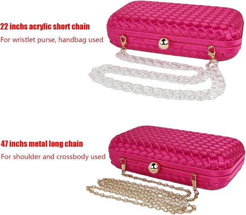 HUANG ZHUANG Handmade Woven Fabric Clutch Purse for Women Artificial Silk Crossbody handbag Banquet Dress Evening Bags in Saudi Arabia