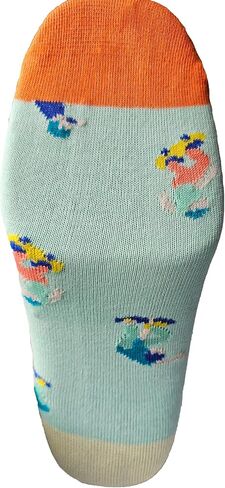 الجوارب للرجال - تصميم الجدة المرح ، القطن الممشط ، إصبع القدم المعزز والكعب ، مقاس واحد (8-12) in Kuwait