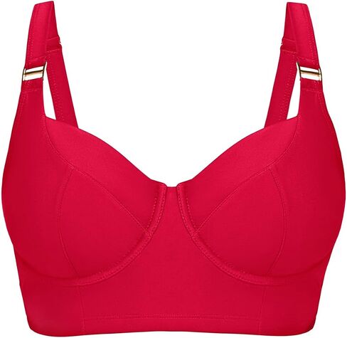 Women Underwire Bikini top Only - Longline Push Up Bathing Suit Top Bra Swim Tops 2025 Swimsuit Tops in Saudi Arabia
