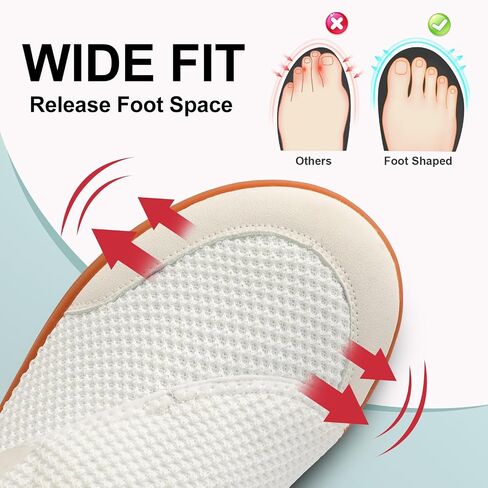 أحذية Leisfit Mens Walking Wide Diabroced Shoes Alemble Barefoot Shoes Treptable Zero Drop Shoes Wide Width Arthrital Shoes Exhed in Kuwait