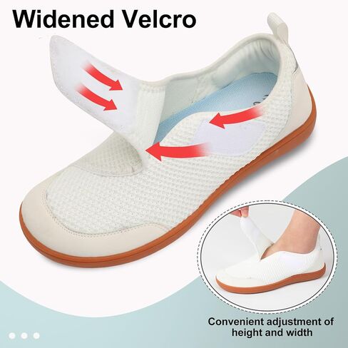أحذية Leisfit Mens Walking Wide Diabroced Shoes Alemble Barefoot Shoes Treptable Zero Drop Shoes Wide Width Arthrital Shoes Exhed in Kuwait