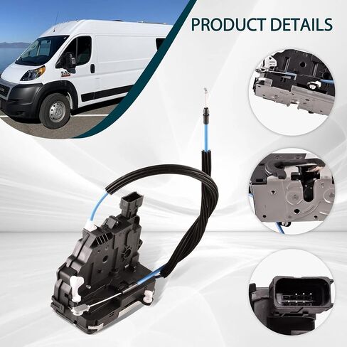 Sliding Door Lock Actuator Compatible for Ram Promaster 1500 2500 3500 2014-2018 Passenger Side Sliding Door Latch Actuator Cable Assembly 68226180AB 68226180AC 68226180AD in Kuwait