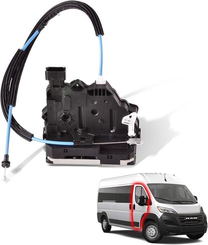 Sliding Door Lock Actuator Compatible for Ram Promaster 1500 2500 3500 2014-2018 Passenger Side Sliding Door Latch Actuator Cable Assembly 68226180AB 68226180AC 68226180AD in Kuwait