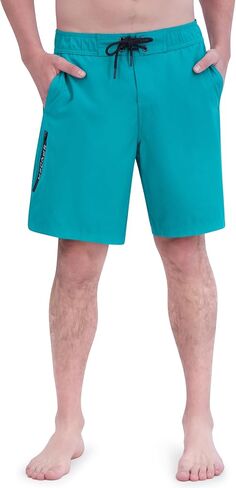 Spyder Men's Standard Swim Trunks, Stretch, Quick-Dry, 9" Inseam Board Shorts, UPF+, Pockets, Brief Liner in Kuwait