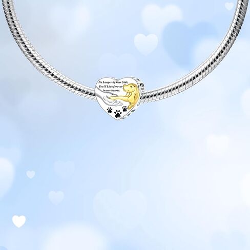 925 Sterling Silver Charm Fits Women's Charms Bracelet & Necklace Valentine's Day Mother's Day Jewelry Gifts for Women in Saudi Arabia