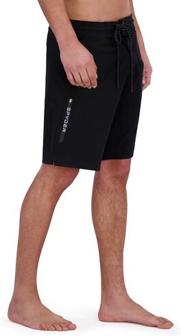 Spyder Men's Standard Swim Trunks, Stretch, Quick-Dry, 9" Inseam Board Shorts, UPF+, Pockets, Brief Liner in Saudi Arabia