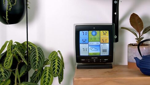 محطة الطقس Acurite Notos (3-in-1) لدرجة الحرارة الداخلية/الخارجية ، والرطوبة ، وسرعة الرياح (00589m) ، 1.5 ، اللون الكامل in Kuwait