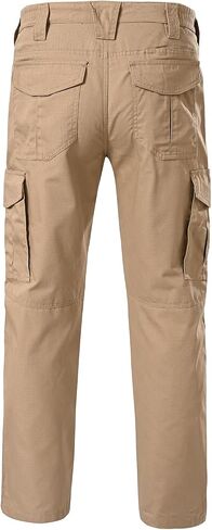 Mens Work Pants Cargo Tactical Construction for Men Ripstop Waterproof Lightweight Outdoor Hiking with Pockets in Kuwait