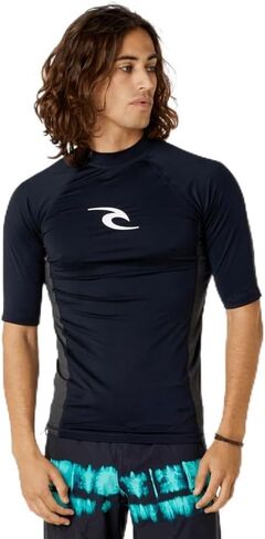 Rip Curl Men's Waves UPF 50 Performance Short Sleeve Rashguard in Saudi Arabia