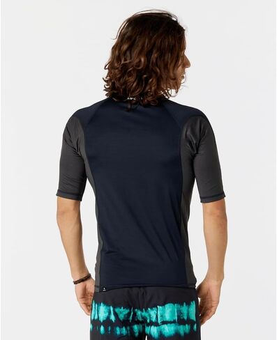 Rip Curl Men's Waves UPF 50 Performance Short Sleeve Rashguard in Saudi Arabia
