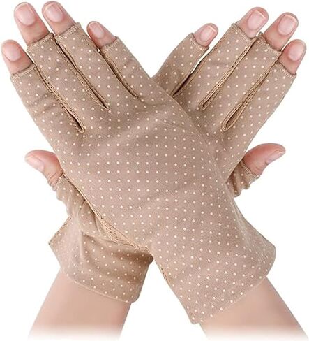 النساء UV-Sun-Cremeter-Gloves Sunblocklock بدون انزلاق قفازات في الهواء الطلق الصيفية in Kuwait