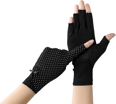 النساء UV-Sun-Cremeter-Gloves Sunblocklock بدون انزلاق قفازات في الهواء الطلق الصيفية in Kuwait