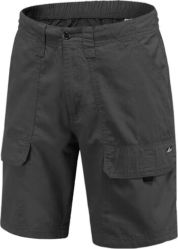 VAYAGER Sports Men's Cargo Shorts Cotton Lightweight Multi Pocket Casual Outdoor Hiking Shorts in Saudi Arabia