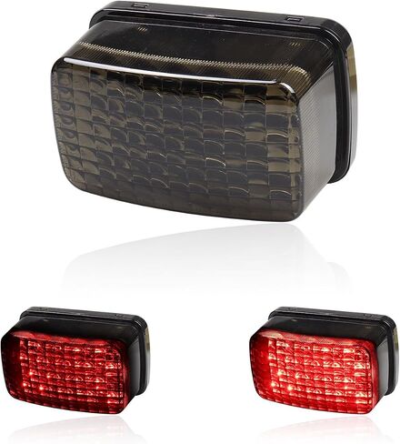 RED UTV Tail Lights ATV Brake Taillights Compatible with Yamaha Kodiak Big Bear Bruin Wolverine Rhino Viking, Replacement for 5km-84710-01-00 in Saudi Arabia
