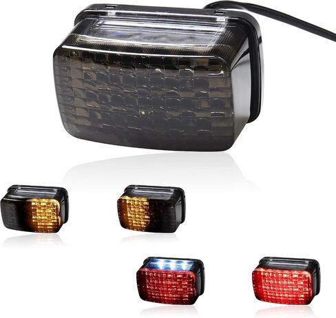 RED UTV Tail Lights ATV Brake Taillights Compatible with Yamaha Kodiak Big Bear Bruin Wolverine Rhino Viking, Replacement for 5km-84710-01-00 in Saudi Arabia