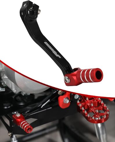 JFG RACING Dirt Bike Gear Shifter Lever Foldable Shift Pedal for CRF150F 2003-2009/2012-2017, CRF230F 2003-2009/2012-2017/2019, CRF150L 2018-2021, XR150L 2023-2024 and More Dirt Bike, RED in Saudi Arabia