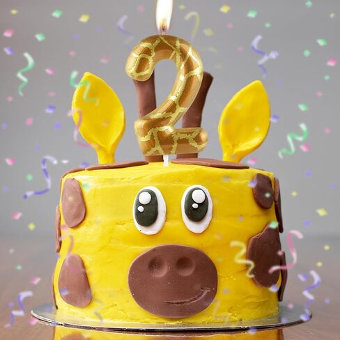 Number 1 Candles 1st Birthday Candles Cow Black Happy Birthday Candle Premium Wax & Metallic Design Cow Themed Cake Topper Decorations for Birthday Party Anniversary Celebration Supplies in Saudi Arabia