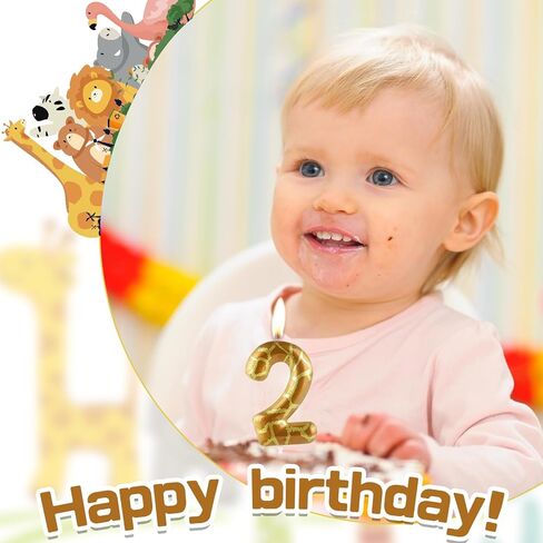 Number 1 Candles 1st Birthday Candles Cow Black Happy Birthday Candle Premium Wax & Metallic Design Cow Themed Cake Topper Decorations for Birthday Party Anniversary Celebration Supplies in Saudi Arabia