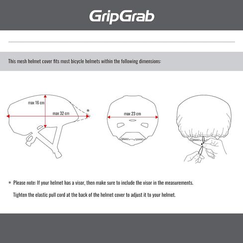 GripGrab BugShield الدراجات الحشرات درع خوذة غطاء حماية ضوء تنفس دراجة خوذة غطاء الدراجات حامي in Saudi Arabia