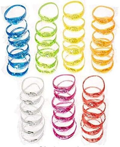 Glow in the Dark Bracelets - 14 Music & Sound Activated Glow Bracelets with Flashing LED Strobe, Perfect Party Favors for Birthdays, Concerts, and Themed Parties in Saudi Arabia