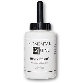 Elemental Equine Hoof Armour 16oz Hoof Dressing for Horses - Conditions and Retains Natural Hoof Moisture While Protecting Against External Environmental Damage